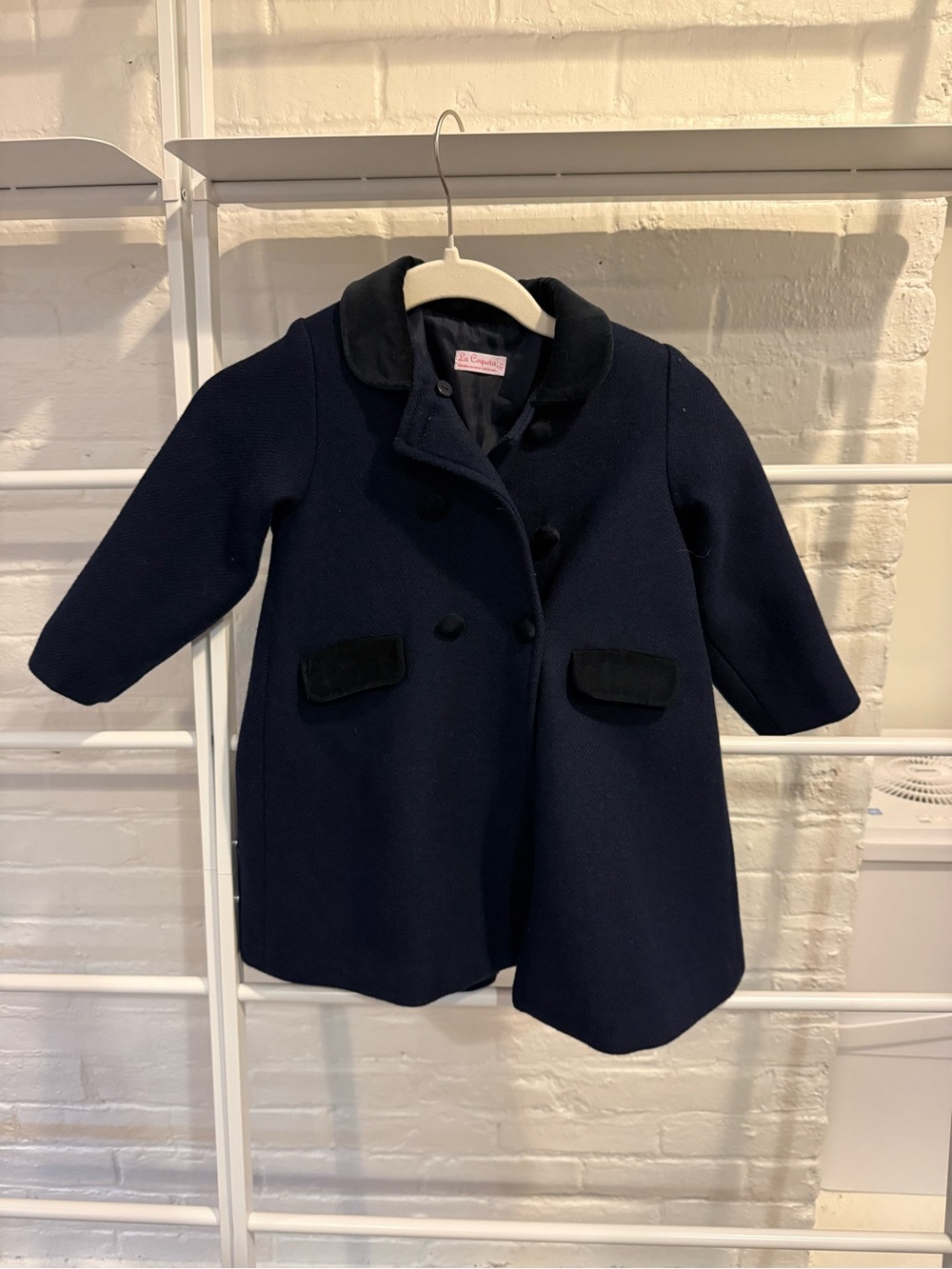 La Coqueta Arrieta Coat Navy 4T